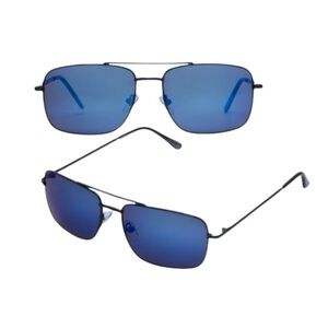 Foster Grant Cali Blue Classic Pilot Sunglasses